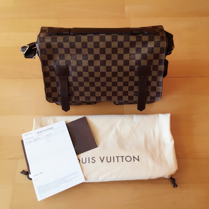 Louis Vuitton LV N42270 棋盤格紋郭富城包 全新沒背過/停產