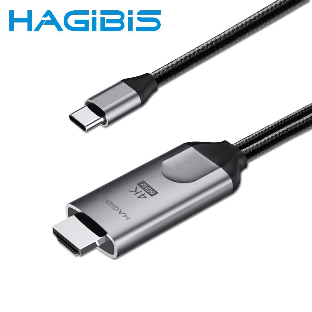 HAGiBiS海備思 Mac適用Type-C to HDMI 4K高畫質影音傳輸線 現貨 廠商直送