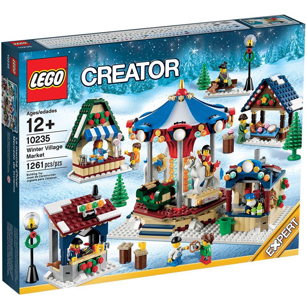 含盒全新未拆現貨 LEGO 冬季系列 10235 Winter Village Market (絕版) 最後一組