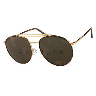 【LOOK路克眼鏡】TOM FORD 太陽眼鏡 Wesley 復古雙槓 TF694 30A