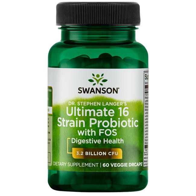 【營養免運】Swanson Ultimate 16 Strain Probiotic 16種益生菌60顆