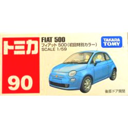 (卡司 正版現貨)代理版 TAKARA TOMY Tomica No.90 FIAT 500 多美小車