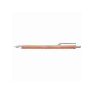 K：MUJI 無印良品 木軸六角自動筆-自然 0.5mm