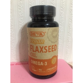 🇺🇸美國 Deva 有機亞麻籽油膠囊💊90粒 純素 素食 omega3 Flaxseeds vegan