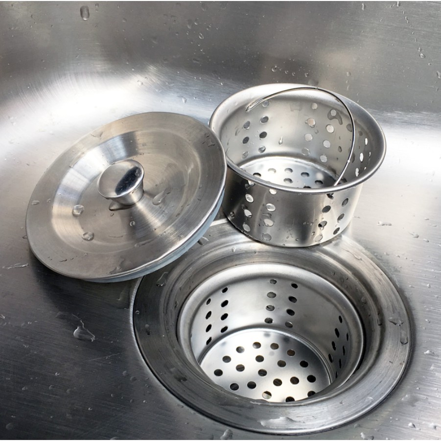 水槽過濾網 不銹鋼提籠蓋 下水器洗菜盆下水管配件水槽漏斗過濾網下水器廚房洗碗水池不銹鋼提籠蓋 蝦皮購物