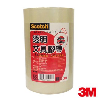 3M Scotch OPP膠帶 透明膠帶( #502 18mm*40y)/ 單捲
