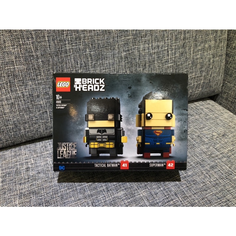 《香G陳》Lego 41610 蝙蝠俠 超人 BRICKHEADZ 大頭系列（全新未拆）盒況普通