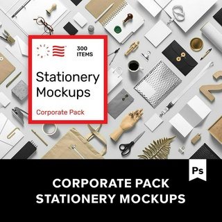 Stationery Mockups Corporate Pack 品牌文具樣機包.M2020020503