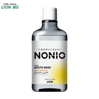 【日本獅王】NONIO終結口氣漱口水浸潤薄荷600ml