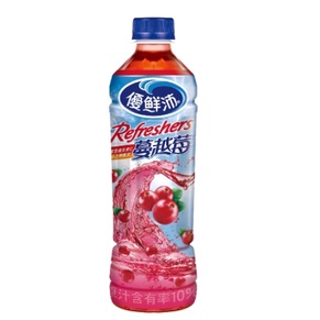 優鮮沛 蔓越莓綜合果汁500ml(24瓶/箱)
