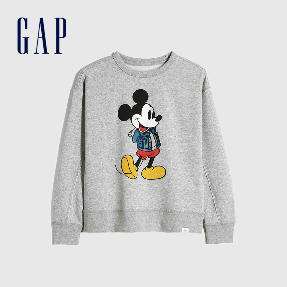 Gap 男童裝 Gap x Disney迪士尼聯名 大學T-灰色(648411)