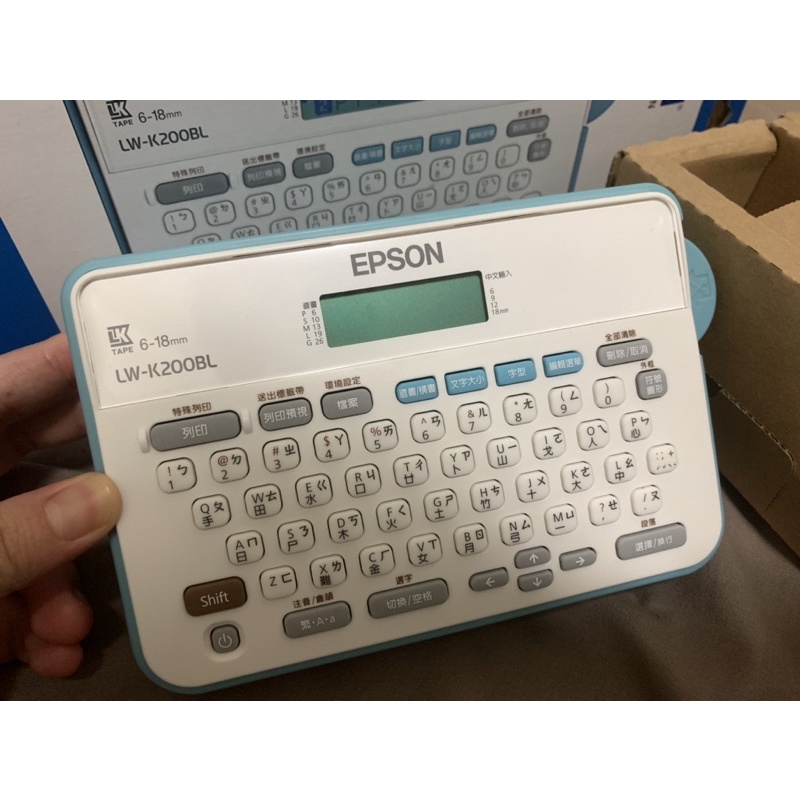 Epson 可攜式標籤機 LW-K200BL 二手