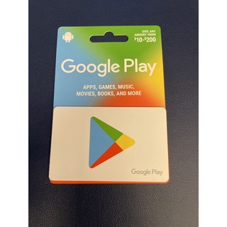 Image of Google Play Gift Card 禮品卡 禮物卡 Giftcard 美金