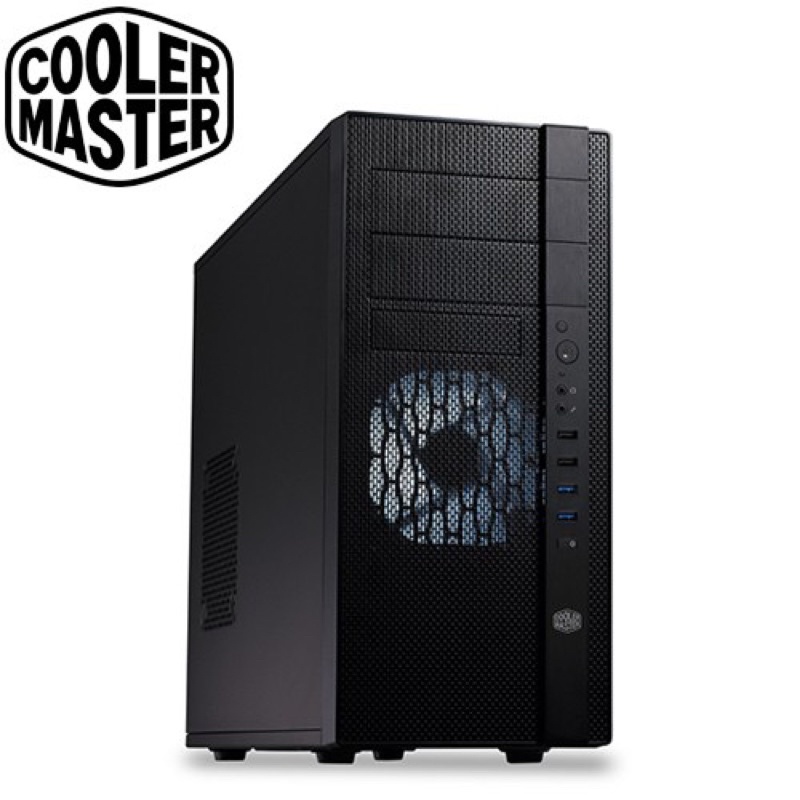 Cooler Master 酷碼 N400 ATX 黑化機殼（附2顆風扇） 5.25吋2大 電競電腦機殼 網狀散熱面板