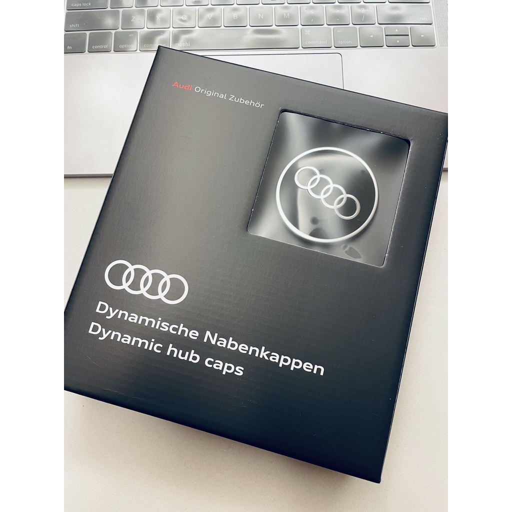 Audi 奧迪 原廠 動態輪圈 磁浮輪圈蓋 懸浮輪圈蓋 自動正向標 德國製 4M8071006A