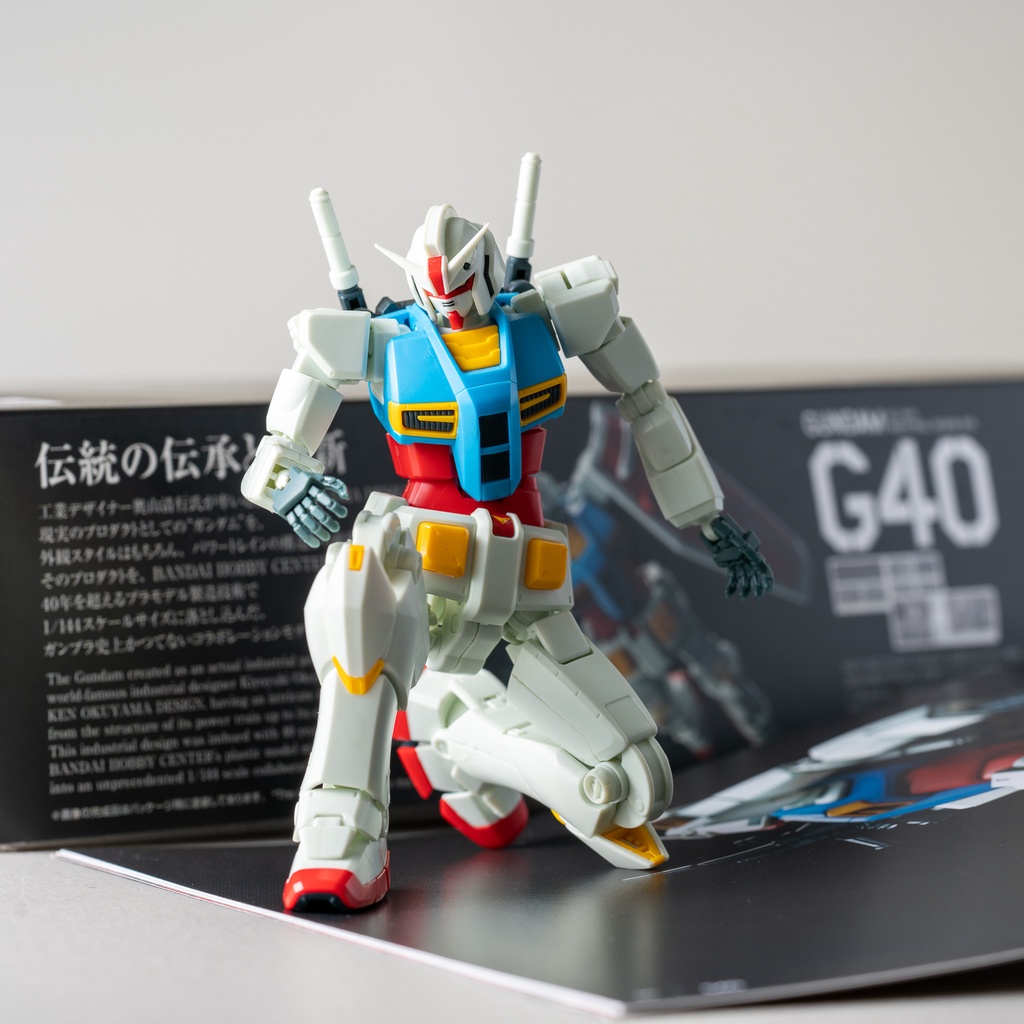 HG 1/144  鋼彈G40工業設計版 RX-78-2 完成品