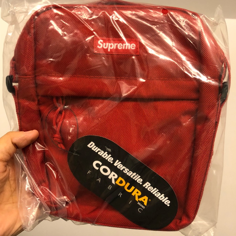 Supreme 18SS 44th 紅Shoulder bag 肩包 全新