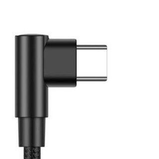 90度彎數據線USB type-c彎頭編織數據線5A快充線手機數據線