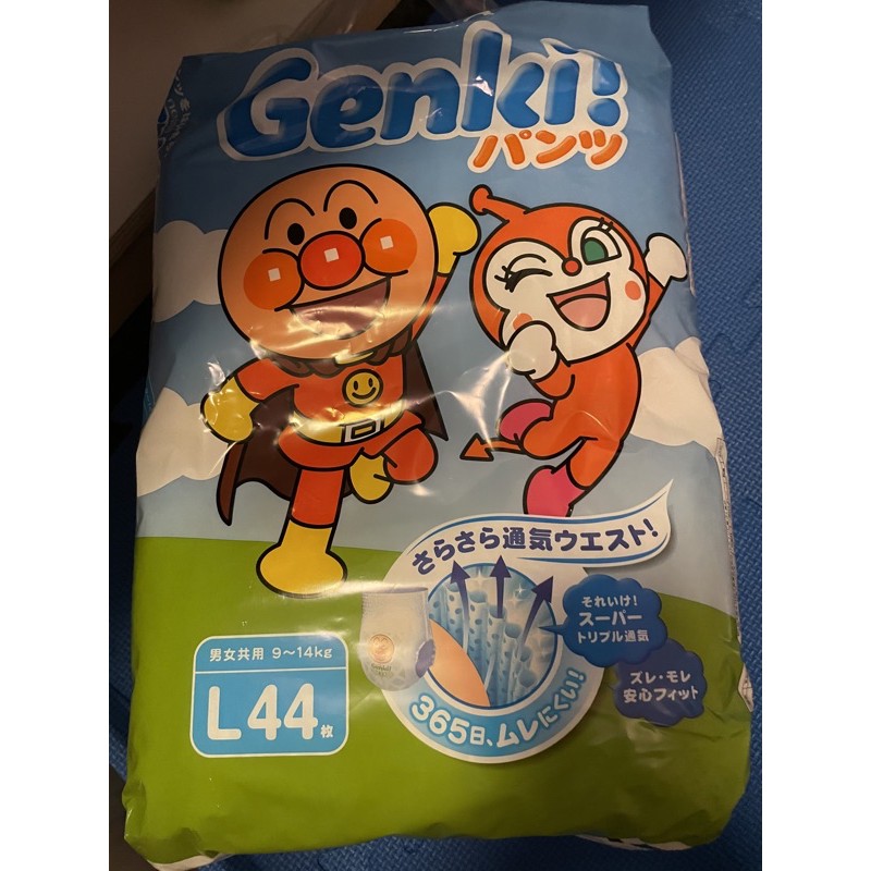 日本境內麵包超人 GENKI!褲型 L / XL 褲型尿布