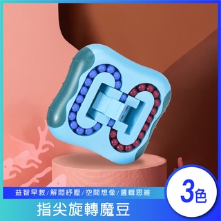 〔商檢合格〕指尖魔豆 抖音旋轉魔方 魔豆 益智紓壓玩具 魔盤 兒童早教親子玩具 手指訓練邏輯思維