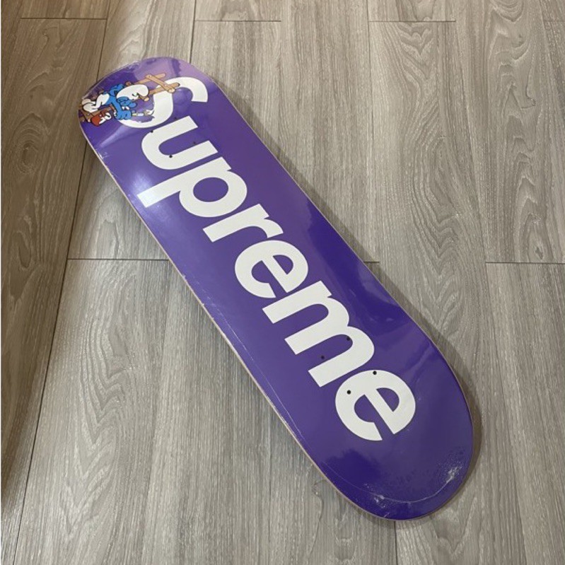 Supreme 2020FW Smurfs Skateboard 滑板 小精靈 紫色