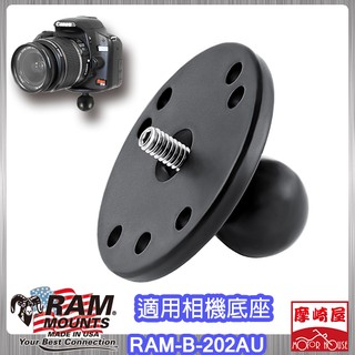 。摩崎屋。RAM MOUNT 相機底座RAM-B-202AU .1/4"規格（二分牙）可以適用行車記錄器