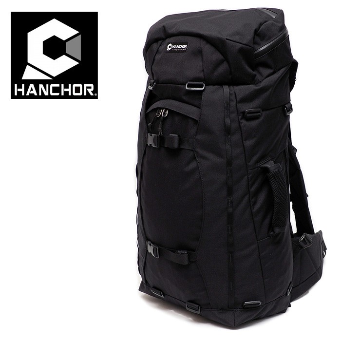 【Hanchor 台灣】Breccia 旅行背包 後背包 健行背包 運動背包 黑色 (TS02)
