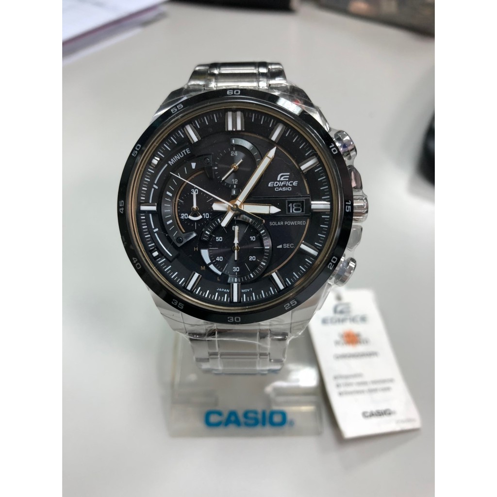 CASIO EDIFICE計時碼錶系列EQS-600DB-1A9(台灣公司貨)、附原廠保證書