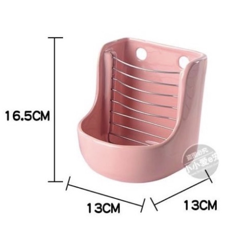 兔子、天竺鼠、龍貓陶瓷2用牧草架
