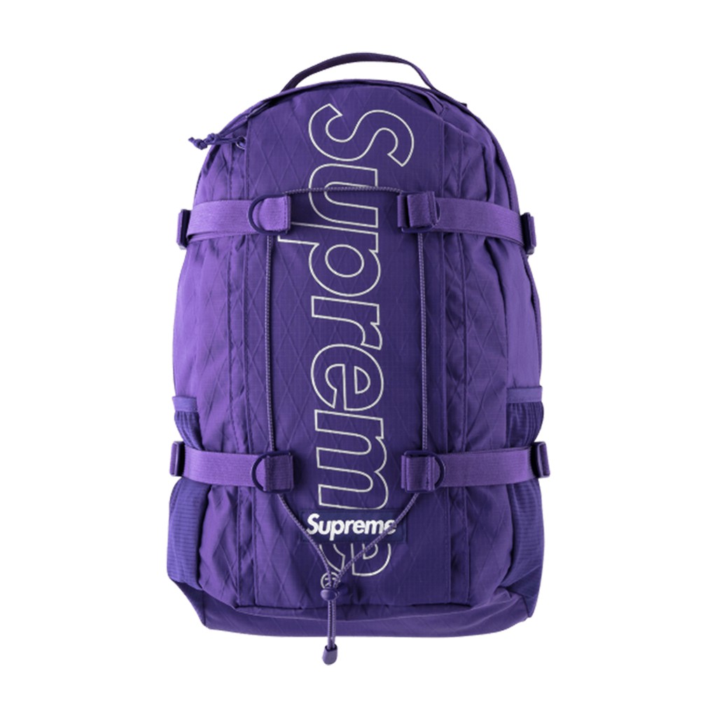 supreme backpack purple