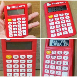 牛牛ㄉ媽*HELLO KITTY迷你攜帶型計算機 凱蒂貓計算機 隨身紅色8位元款