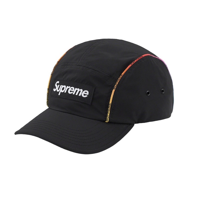 ［街頭潮流代購］Supreme Gradient Piping Camp Cap 帽子 五分帽 老帽 Supreme帽子