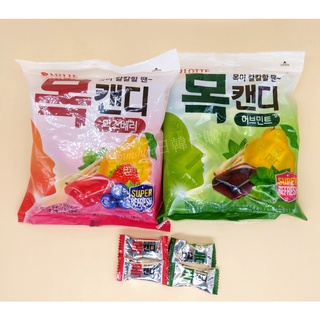 少量現貨 韓國 新版 Lotte 樂天 草本薄荷 草本 莓果 喉糖 糖果 217g