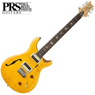 最新款 PRS SE Custom 22 SEMI-HOLLOW 電吉他-經典鑲鳥指板/Yellow黃/原廠公司貨