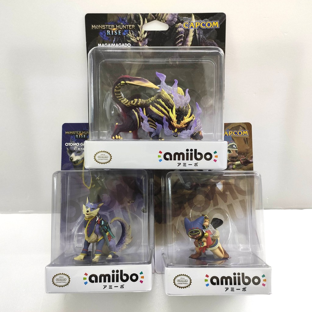 任天堂 魔物獵人 崛起 Amiibo 隨從加爾克 Amiibo 隨從艾路 Amiibo 怨虎龍 公司貨