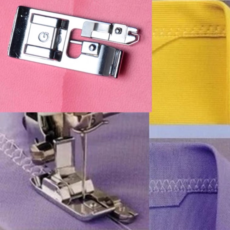 （7）布邊壓腳家用縫紉機薄料鎖邊壓腳適用於兄弟勝家重機等