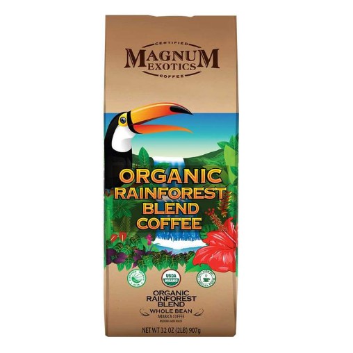 【免運可刷卡】 Magnum 有機雨林 綜合咖啡豆 （907g）