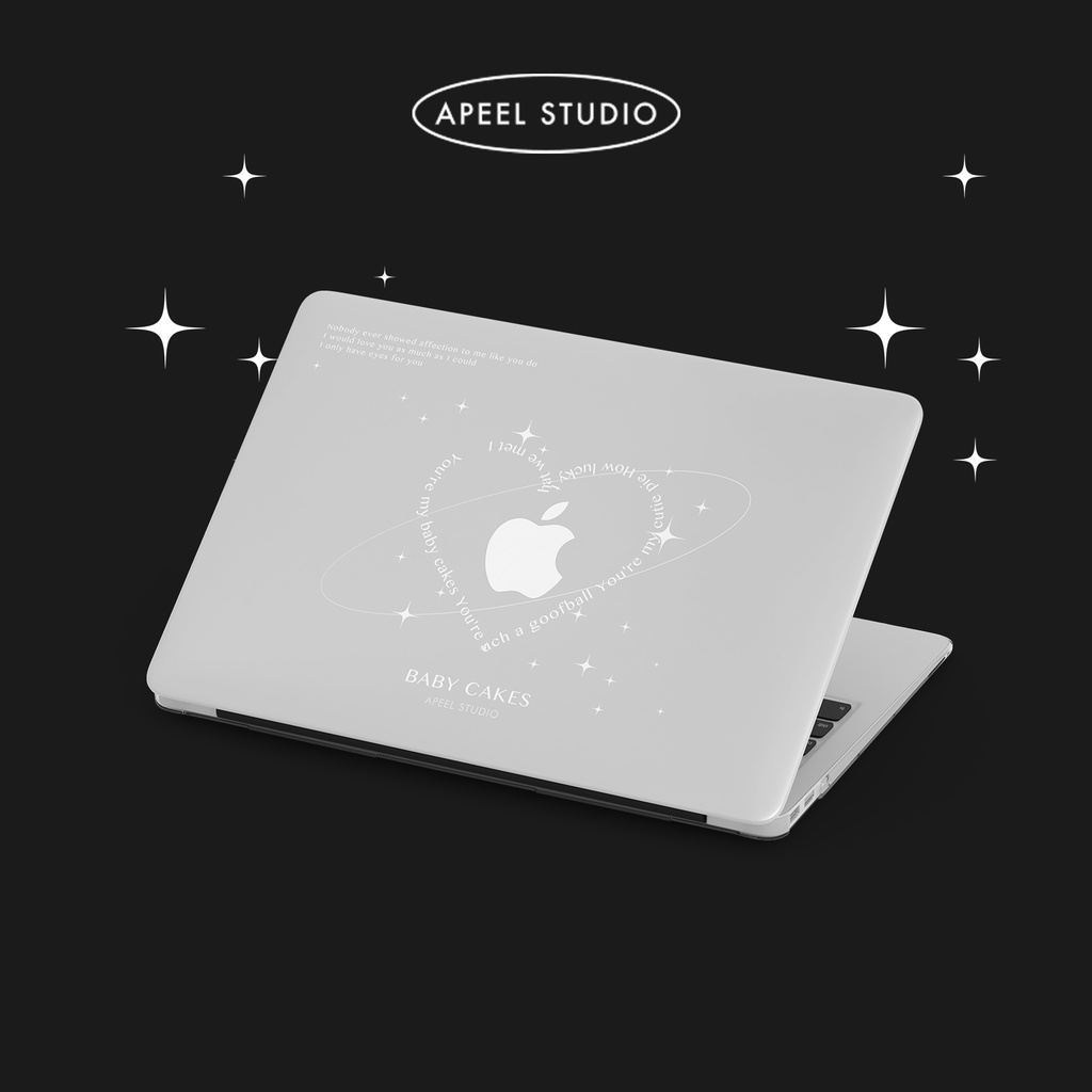 【 APIOU】Baby cakes MacBook 全包防刮保護殼 Air Pro 13/14/15/16 M4 M3