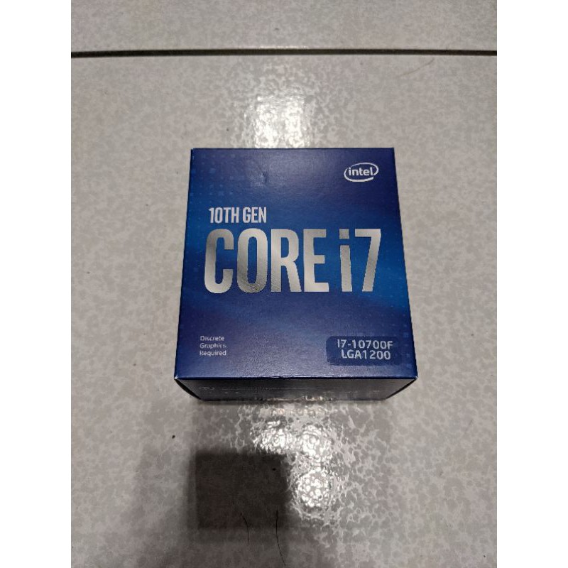 【Intel 英特爾】10代 Core i7-10700F/LGA1200 處理器 (2.9GHZ)