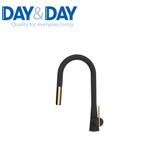 【 day&day日日家居生活精品】fleaker廚房無鉛伸縮龍頭-黑(ea-211-gb)