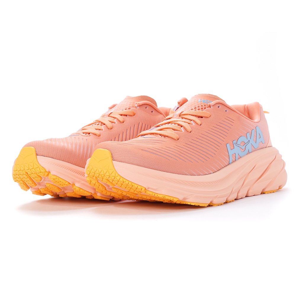 HOKA ONE ONE Rincon 3 Wide女款 寬楦 路跑鞋 慢跑鞋 1121371-SCPP 珊瑚紅/蜜桃粉