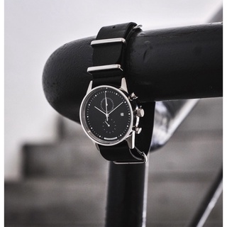 Hypergrand Maverick Chrono-冷鋼系列 黑色皮錶帶