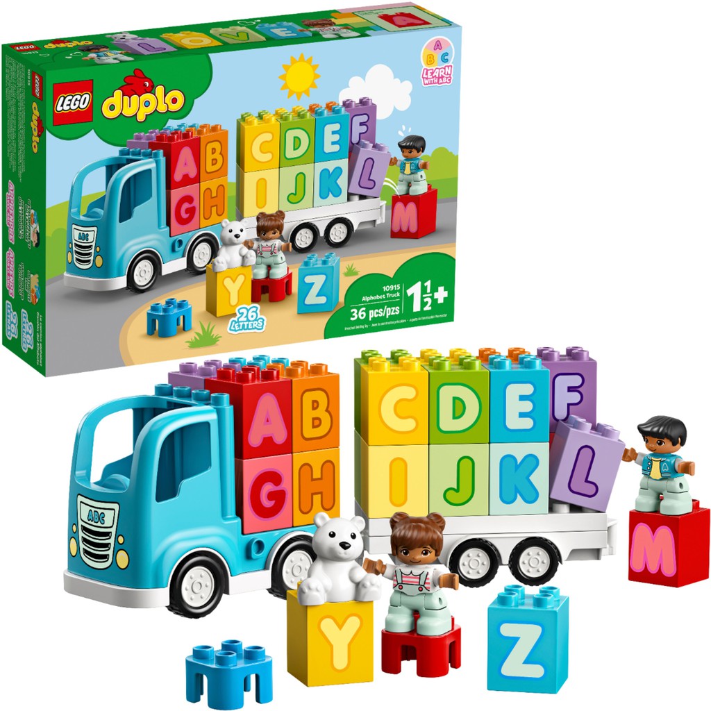 現貨 LEGO 樂高  DUPLO  得寶 系列  10915  字母卡車 全新未拆 台樂貨