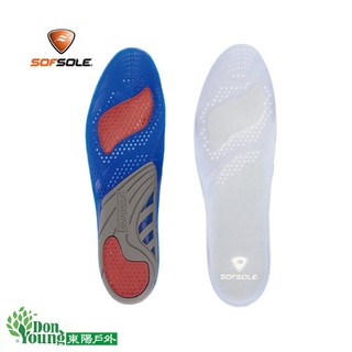 【SOFSOLE】凝膠運動鞋墊S1340 男用 減震防滑、跑步健行、足底支撐
