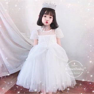 ✨現貨在臺✨畢業典禮 冰雪奇緣 艾莎公主 白紗 公主 畢業禮服 蓬裙 婚紗 洋裝 公主裙 花童 禮服✨生日 畢業照 萬聖