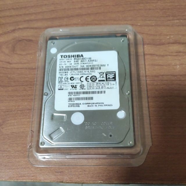 Toshiba 東芝 2.5吋 1tb 8m sata mq01abd100 筆記型 硬碟