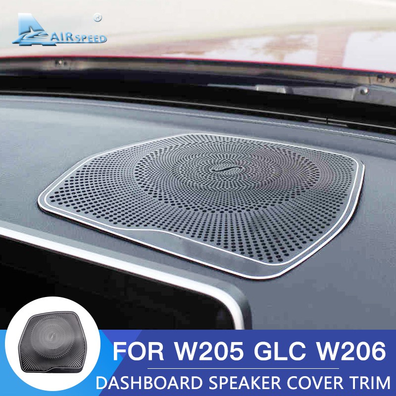賓士 儀錶臺音響罩 不鏽鋼 Mercedes Benz W205 C180 C200 GLC C26aejay美品店