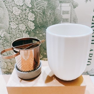 Toast WEAVER 杯子 東方茶沖茶器（紅銅）+陶瓷雙層隔熱杯 泡茶組 送禮 交換禮物