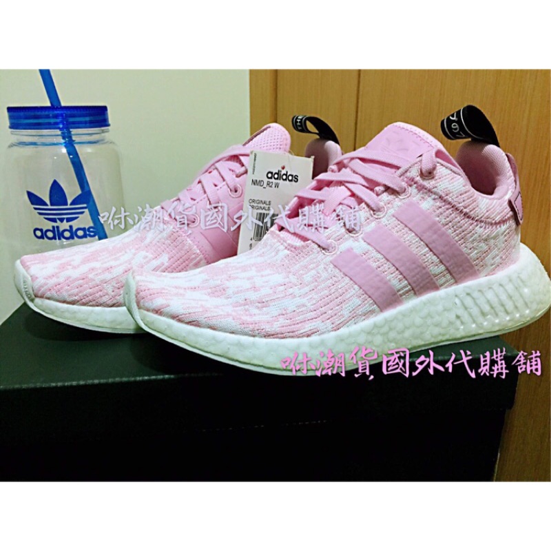 【全蝦皮最低價】現貨~Adidas 愛迪達NMD_R2 SHOES 櫻花粉／乾燥玫瑰 BY9315