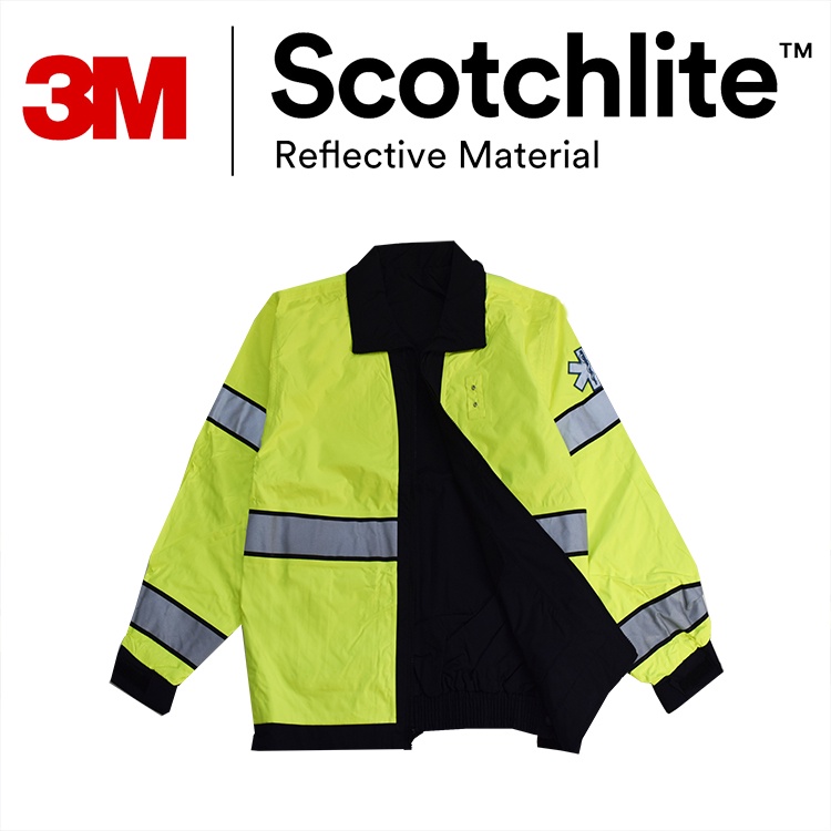 防風雙面救護鋪棉反光外套 3M Thinsulate 3M Scotchlite反光
